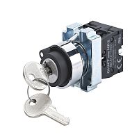 Переключатель NP2-BG45, 2 положения возвратом, 1НО+1НЗ, IP40 (R) | код 573990 | CHINT