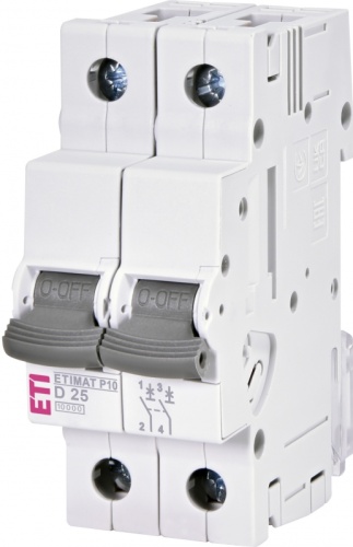 Авт. выключатель ETIMAT P10 2p D25 | код 1901252 | ETI
