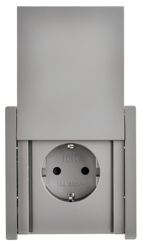 FORTE&PIANO Роз. с з/к/ш с кр. б/к 16А IP44 FP519 ст. IEK | код FP-R16-16-1-44-K46 | IEK фото 5