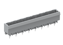 475205 Вилка на плату MCS, вертик., шаг 7.5мм, 5 конт., сер., шт | код 475205 | SUPU