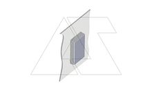 Кожух защитный для вентиляторов WTSV20 оцинкованный окрашенный RAL7035 | код WTCV20F | ETA