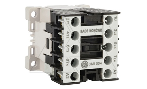 Мини-контактор CM1 004 220/230V 50Hz, 4P, 9A/(20A по AC-1), 4kW(400VAC), 220/230VAC | код EAC604838 | Rade Koncar Мини-контактор CM1 004 220/230V 50Hz, 4P, 9A/(20A по AC-1), 4kW(400VAC), 220/230VAC | код EAC604838 | Rade Koncar