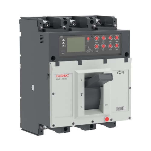 Авт. выкл. YON pro MNX1600M 3P 800A 100kA при AC415V расц. ETA | код MNX1600M3PETA0800 | DKC