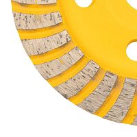 Чашка алмазная шлифовальная Turbo 125х22.2 мм | код. KR-90-0152 | Kranz