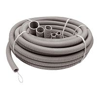 Труба гофрированная 16мм ПВХ тяжелая с зондом | код 11611 | Ruvinil