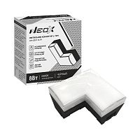 Светильник-коннектор L-тип для ДБО-ALFA 8Вт 230В 6500К черный IP40 NEOX | код 4690612060033 | NEOX