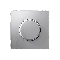 Светорегулятор поворотно-нажимной (диммер) ArtGallery LED RC 400Вт механизм алюм. | код GAL000323 | Systeme Electric