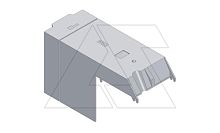 Поворотная защитная крышка CPUF185 для клемм типа D185(300), IP20, серый | код 1SNA190019R2100 | Entrelec