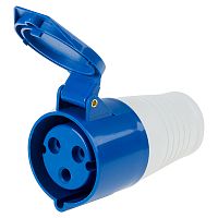 Розетка 223 переносная 2Р+РЕ 32А 220В IP44 REXANT | код 11-8921 | REXANT