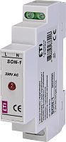Однофазный индикатор наличия напряжения SON-1 (1x красный LED) | код 002470301 | ETI