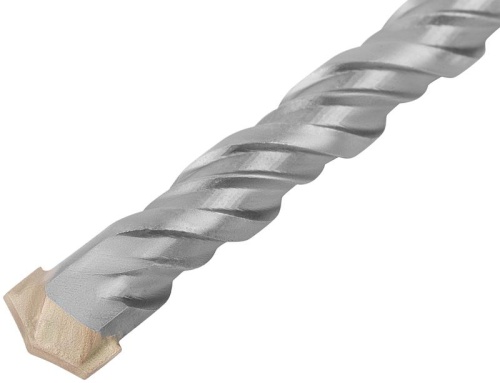Бур по бетону SDS PLUS профи W-образная вставка двойная спираль 16х260мм FIT 32826 фото 5