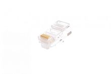 Коннектор ULAN RJ45/8P8C под витую пару, Кат.5e (Класс D), 100МГц, покрытие 3мкд, универсальные ножи, для проводников 0,40-0,45мм, неэкранированный, уп-ка 1000шт. | код UEC-UP8P8C-UD-003-TR-1000 | NETLAN