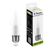 Лампа светодиодная 13Вт 230В E27 4000К С37 LB-970 FERON 38111