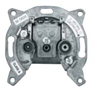 РОЗЕТКА RTV антен.конеч.б/рамки OPTIMA | код 12003602 | POLO