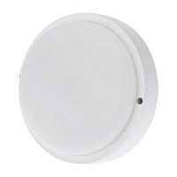 Светильник светодиодный пылевлагозащищенный REXANT ЖКХ-01 круг 18 Вт 1800 Лм IP65 175х37 мм 6500 K с микроволновым датчиком движения | код 607-208 | REXANT