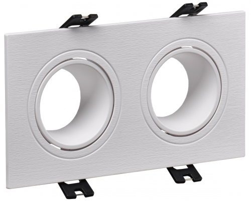 Светильник 4102 встраиваемый 2хMR16 квадрат пласт. белый IEK | код LT-UVB0-4102-GU05-2-K01 | IEK Светильник 4102 встраиваемый 2хMR16 квадрат пласт. белый IEK | код LT-UVB0-4102-GU05-2-K01 | IEK