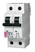 Автоматический выключатель ETIMAT 10 DC 2p C 10A (6 kA) | код 002138714 | ETI