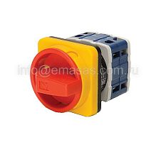 PSA040AK341E Переключатель авар., 3 полюса, двухпозиционный (0-1), 40A | код PSA040AK341E | EMAS