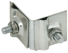Дер. пр. кр. 6-10мм фальца угл. h=40мм нерж. сталь IEK | код ZDP80-20-2-16-40 | IEK