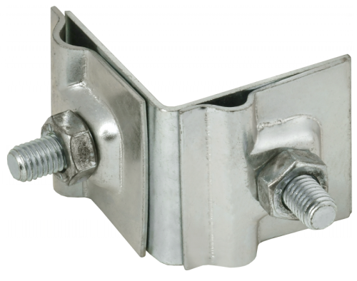 Дер. пр. кр. 6-10мм фальца угл. h=40мм нерж. сталь IEK | код ZDP80-20-2-16-40 | IEK
