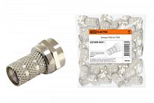 Штекер F RG6 б/п TDM | код SQ1809-0021 | TDM