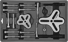 AE310051 Съемник многофункциональный с болтовыми захватами в наборе, диапазон захватов 30-120 мм | код AE310051 | JONNESWAY