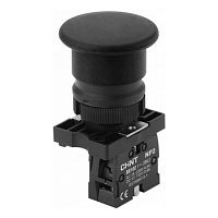 Кнопка управления Грибок ?40мм самовозв. NP2-EC12 без подсветки, белая 1НЗ, IP40 (R) | код 576002 | CHINT