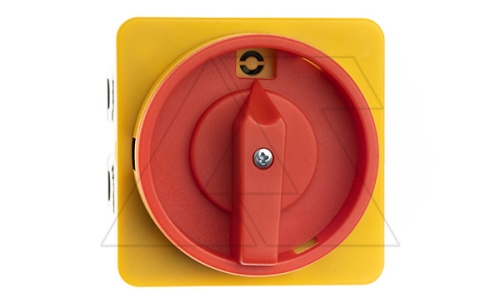 Переключатель BS 63 10 LK, аварийный, 3P, 63A, тип 0-1, 22kW(400VAC по АС-23), на дверь, красная блокируемая в 0 рукоятка, фронт IP40 | код EAC602646 | Rade Koncar Переключатель BS 63 10 LK, аварийный, 3P, 63A, тип 0-1, 22kW(400VAC по АС-23), на дверь, красная блокируемая в 0 рукоятка, фронт IP40 | код EAC602646 | Rade Koncar