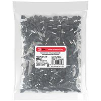 Наконечник-гильза с изолированным фланцем (упаковка 500 шт.) NO-225-74 (двойной) НШвИ(2) 1,5-8 | код Б0063345 | ЭРА