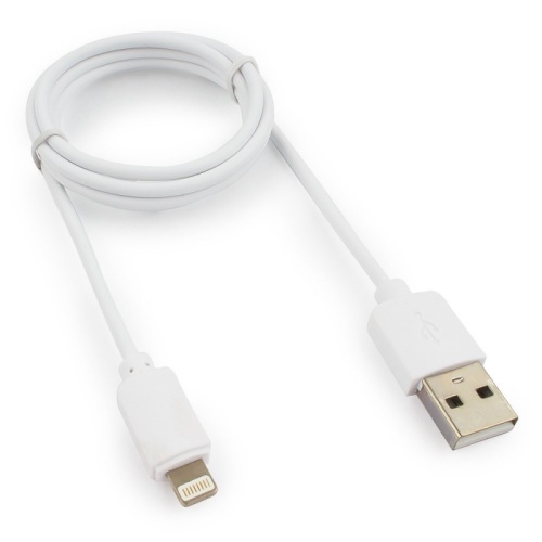 Кабель USB Гарнизон GCC-USB2-AP2-1M-W AM/Lightning, для iPhone5/6/7/8/X, IPod, IPad, 1м, белый, пакет | код GCC-USB2-AP2-1M-W | Гарнизон
