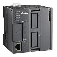 Программируемый логический контроллер AS300N-A, 24VDC, 128K шагов, 2xRS485, USB, microSD, CANopen, Ethernet | код AS300N-A | Delta Electronics