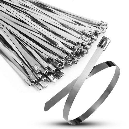 Хомут кабельный 4.6х150 сталь AISI 316 (уп.100шт) | код TKE-HM316-4.6-150-N/100 | TOKOV ELECTRIC Хомут кабельный 4.6х150 сталь AISI 316 (уп.100шт) | код TKE-HM316-4.6-150-N/100 | TOKOV ELECTRIC