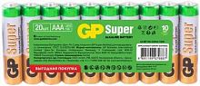 Батарея GP Super Alkaline 24A LR03 AAA (20шт) | код 1623265 | GP