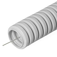 Труба гофрированная ПВХ серая с/з d20 мм (50м/3600м уп/пал) Строитель | код PR.032050| ПРОМРУКАВ