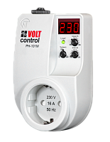 Однофазные реле напряжения (РН) РН-101М 16А, 220В, в розетку, индикация напряжения, токовый автомат | код 3425600101 | Новатек-Электро