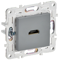 SKANDY Роз. HDMI SK-H01Gr сер. IEK | код SK-H10-K03 | IEK