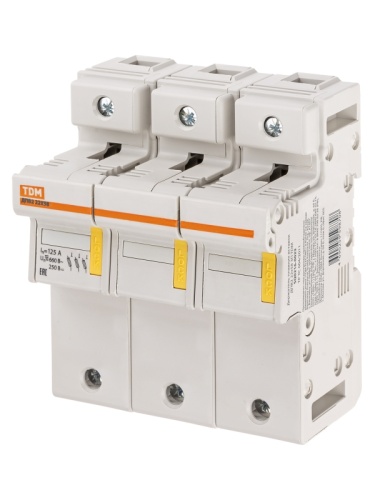 Держатель плавких вставок ДПВ2 22х58 3П TDM | код SQ0216-0023 | TDM Держатель плавких вставок ДПВ2 22х58 3П TDM | код SQ0216-0023 | TDM