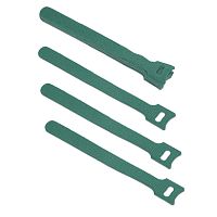 Cabeus CLAMP-150-GN Хомут для кабеля, липучка с мягкой застежкой, 150x14 мм, зеленый (10 шт.) | код 9354c | Cabeus