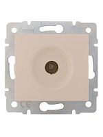 KARINA Розетка ТВ проходная крем (10шт/120шт) | код 707-0388-129 | Lezard