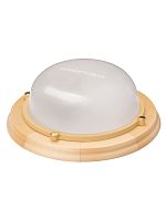 Светильник для саун Терма НББ 03-60-013 корпус дер.липа круг, до +140°C, 60 Вт, IP65 TDM | код SQ0303-0442 | TDM