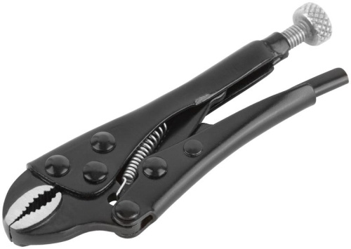 Зажим ручной с фиксатором тип WR черненый 100 мм | код 52710 | FIT фото 2