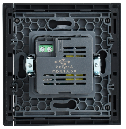 FORTE&PIANO Роз. USB A+A 3,1А FP149 чер. IEK | код FP-U21-D31-K02 | IEK фото 5