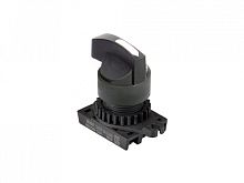 Головка переключателя S2SR-S2W, с длиной ручкой указатель белый, 2-х позиционный 90 с самовозвратом, монтажное отверстие 22/25мм | код A8026-A5550009454 | РЕЛЕ И АВТОМАТИКА