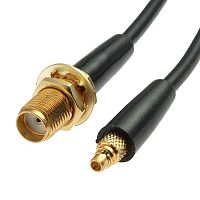 Разъём высокочастотный RUICHI ммCX-M/SMA-F RG-174U 15CM, длина 15 см | код 82821 | Ruichi