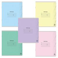 Тетрадь 12 л. ЮНЛАНДИЯ КЛАССИЧЕСКАЯ, косая линия, обложка картон, АССОРТИ 5 видов.105649 | код 105649 | ЮНЛАНДИЯ