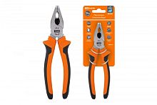 Пассатижи (плоскогубцы), с двухкомпонентными рукоятками, CR-V сталь, 180 мм, серия Алмаз TDM | код SQ1010-0202 | TDM