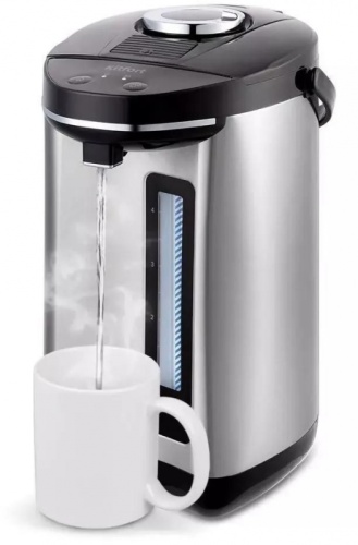 Термопот Kitfort КТ-2512 4л. 900Вт серебристый/черный | код 1984930 | KITFORT Термопот Kitfort КТ-2512 4л. 900Вт серебристый/черный | код 1984930 | KITFORT