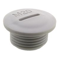 Заглушка для кабельного ввода RUICHI MG-20, пластиковая, серая | код 69827 | Ruichi