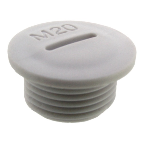 Заглушка для кабельного ввода RUICHI MG-20, пластиковая, серая | код 69827 | Ruichi Заглушка для кабельного ввода RUICHI MG-20, пластиковая, серая | код 69827 | Ruichi