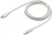 Кабель Buro USB A(m) USB B(m) 3м (USB2.0-AM/BM-3) серый | код 359894 | BURO